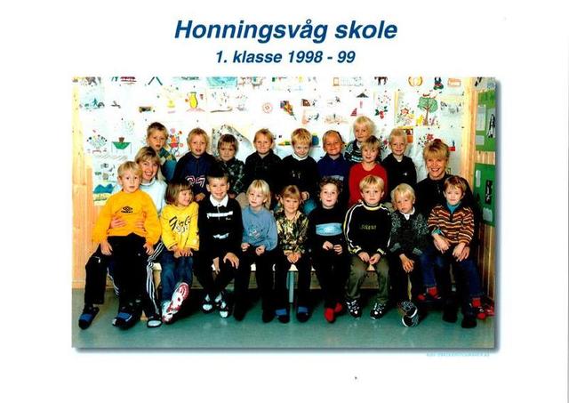 1. klasse H.våg skole 1998 - 1999
